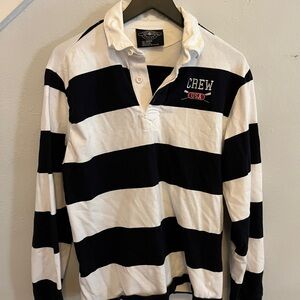 Medium Crew USA Striped Polo